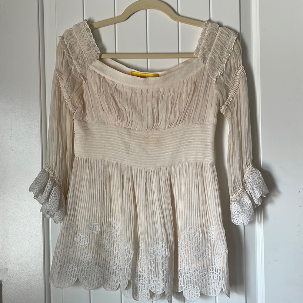 Catherine Malandrino shirt blouse size 4